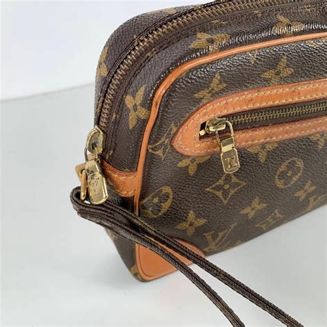 louis vuitton marly dragonne clutch|Authentic Louis Vuitton Monogram Marly Dragonne Clutch Bag.